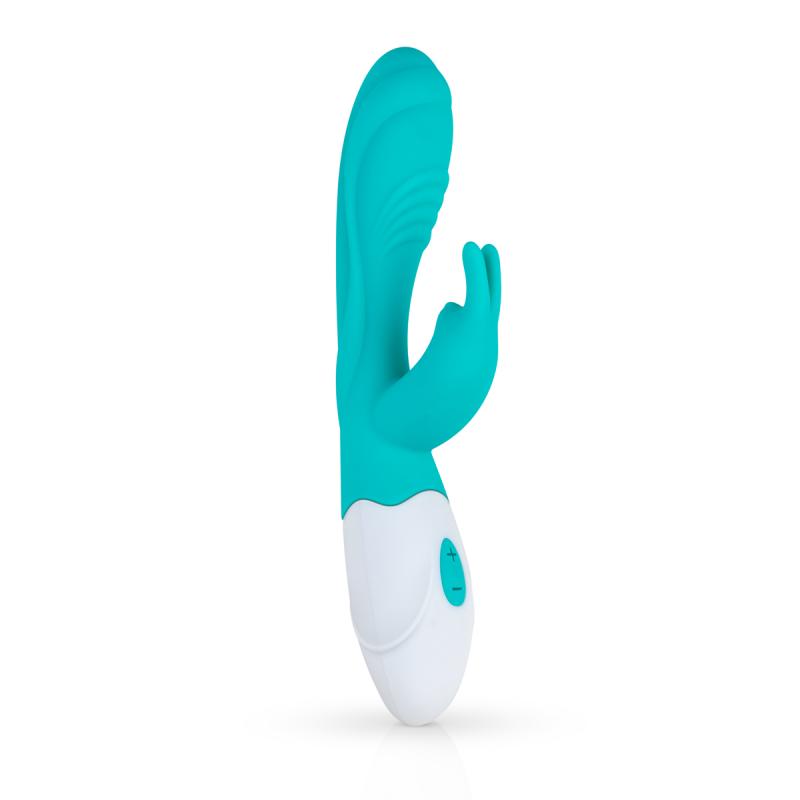 Good Vibes Only Leda Rabbit Vibrator - Groen