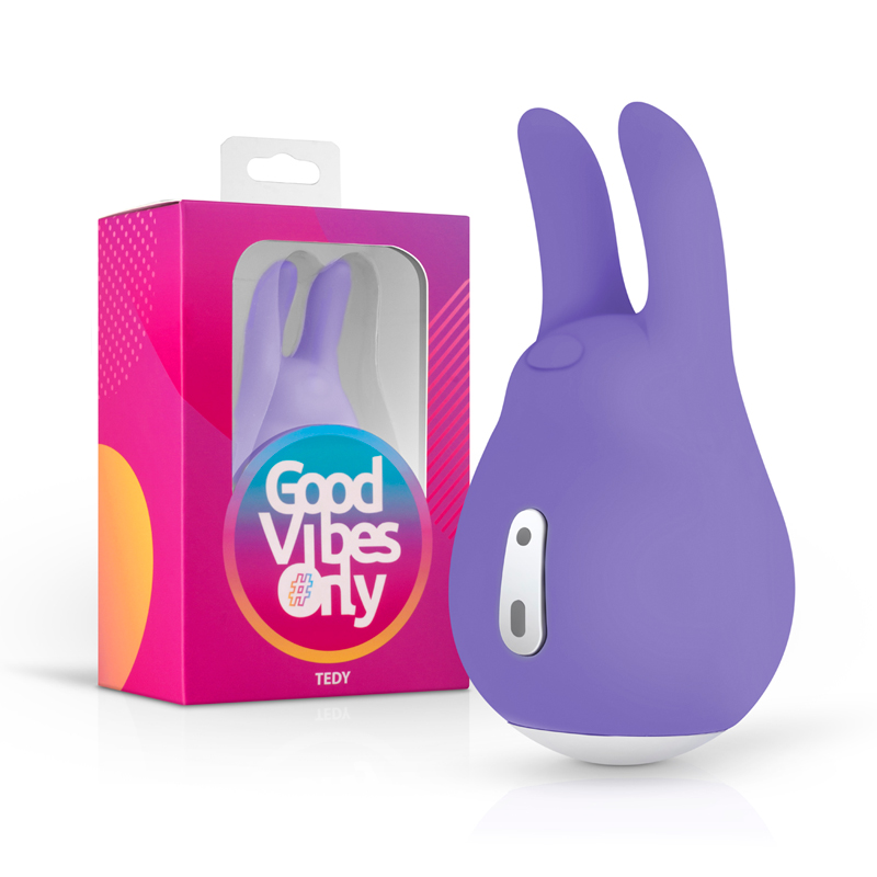 Good Vibes Only Tedy Clitoris Stimulator - Paars
