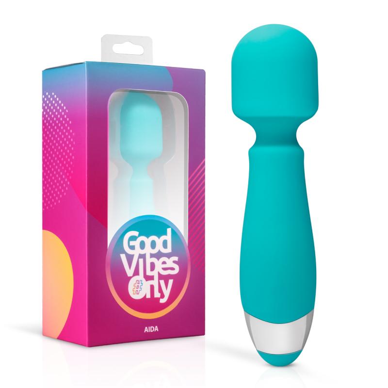 Good Vibes Only Aida Wand Massager - Groen