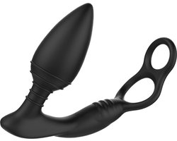 Nexus Simul8 Buttplug Met Cockring/Ballstretcher - Zwart