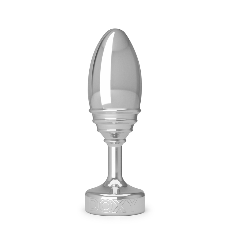Doxy Doxy Butt Plug - Geribbeld - Silver