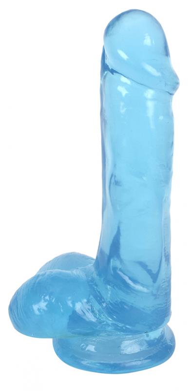 Lollicock Dildo Met Ballen 15 CM - Berry Ice - Blauw