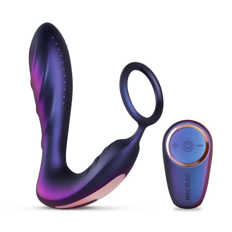 Hueman Hueman - Black Hole Anaal Vibrator Met Cockring - Paars