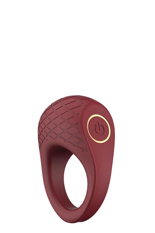Romance Romance - Ivy Vibrerende Cockring Met Clitoris Stimulator - Rood