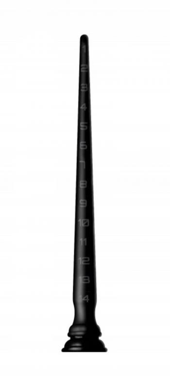 Hosed Extreme Siliconen Anaalplug - 40 cm - Zwart