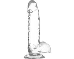 Addiction Crystal - Transparante Dildo - 20 cm