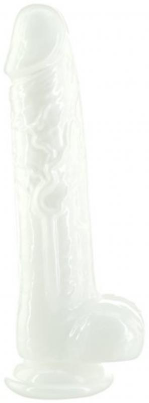 Addiction Addiction - Pearl Dildo Met Zuignap - 21,5 cm - Silver