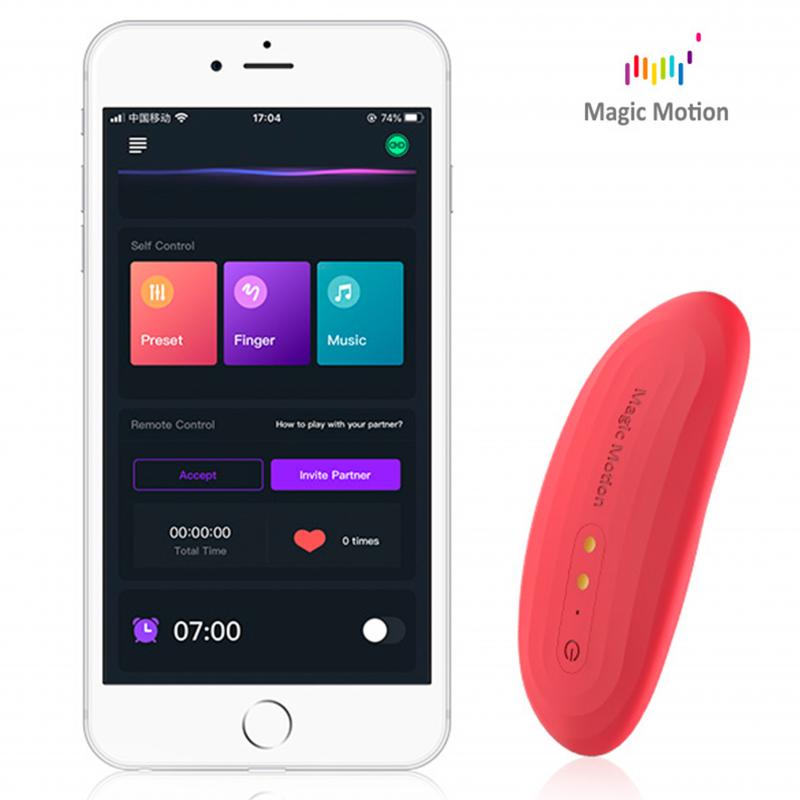 Magic Motion Magic Motion - Nyx Smart Panty Vibrator App Controlled - Rood