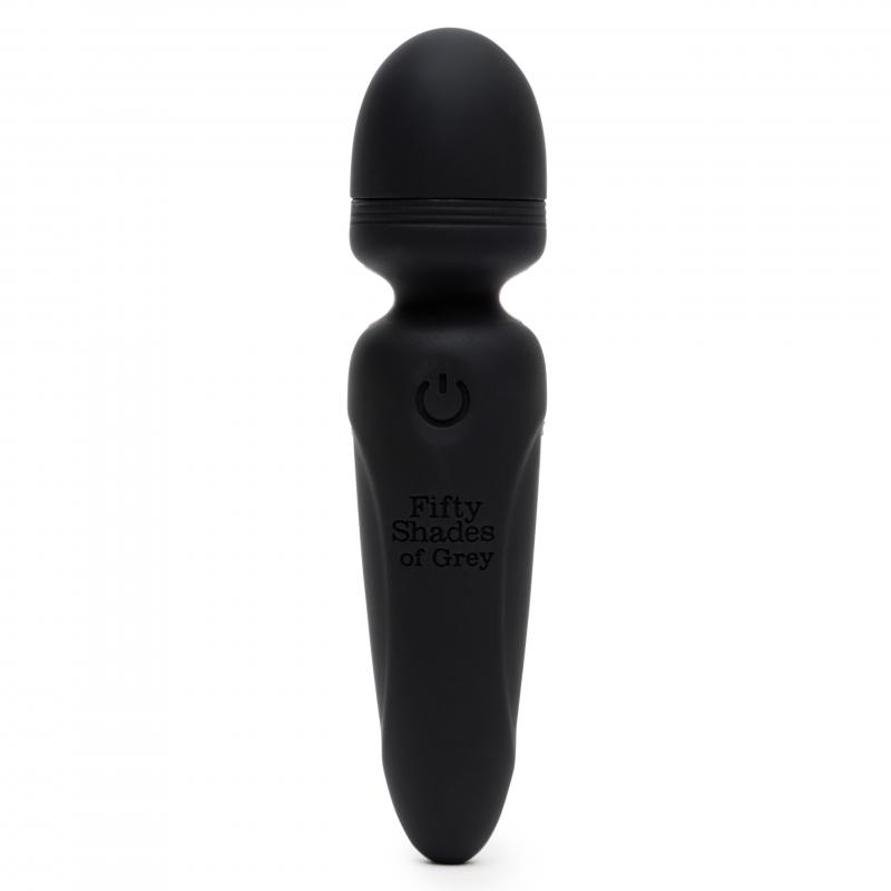 FIFTY SHADES Fifty Shades of Grey - Sensation Oplaadbare Mini Wand Vibrator - Zwart