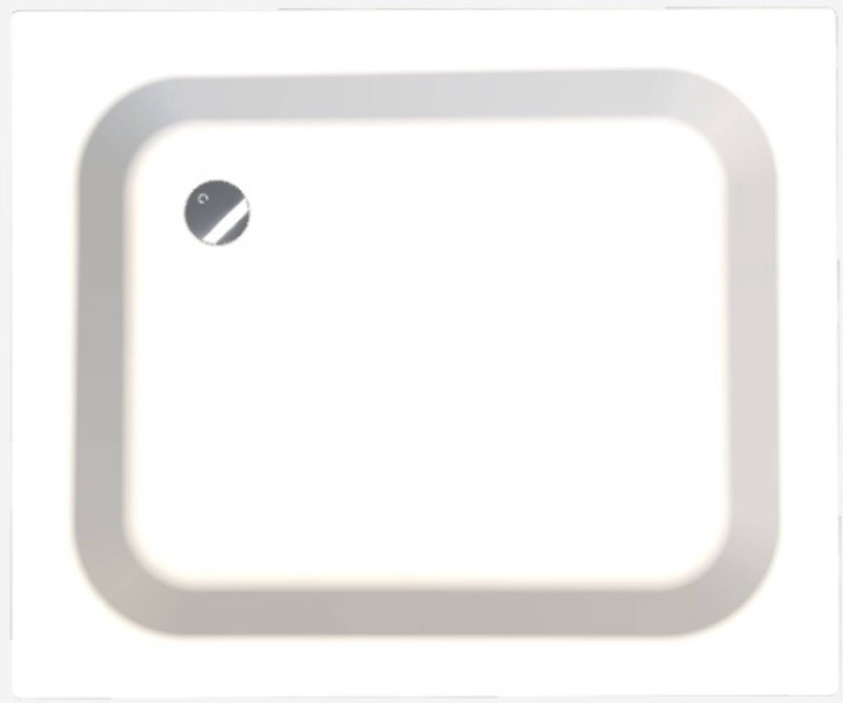 Bette Bette plaatstalen douchebak 90 x 75 x 15 cm. Wit