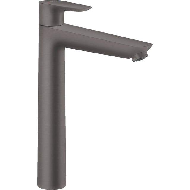 Hansgrohe Hansgrohe Talis e 1-gr wastafelmkr 240 zo/afvoer brushed black chr 71717340