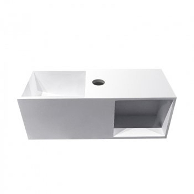 Wiesbaden Wiesbaden Julia fontein Solid surface met nis 54 x 20 x 20 cm mat wit 36.4082