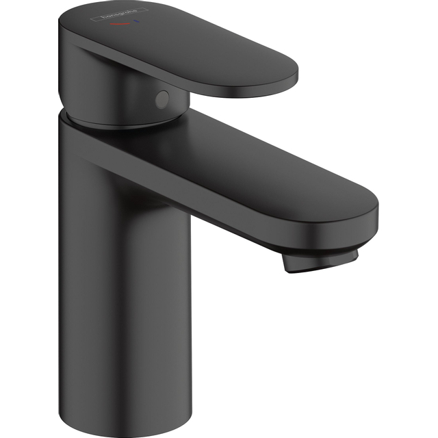 Hansgrohe Hansgrohe Vernis Blend wastafelkraan 108 coolstart met waste mat zwart 71585670