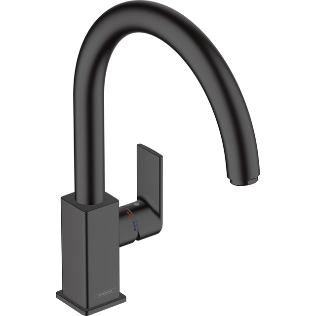 Hansgrohe Hansgrohe Vernis Shape M35 keukenmengkraan 1-hendel Mat Zwart 71871670