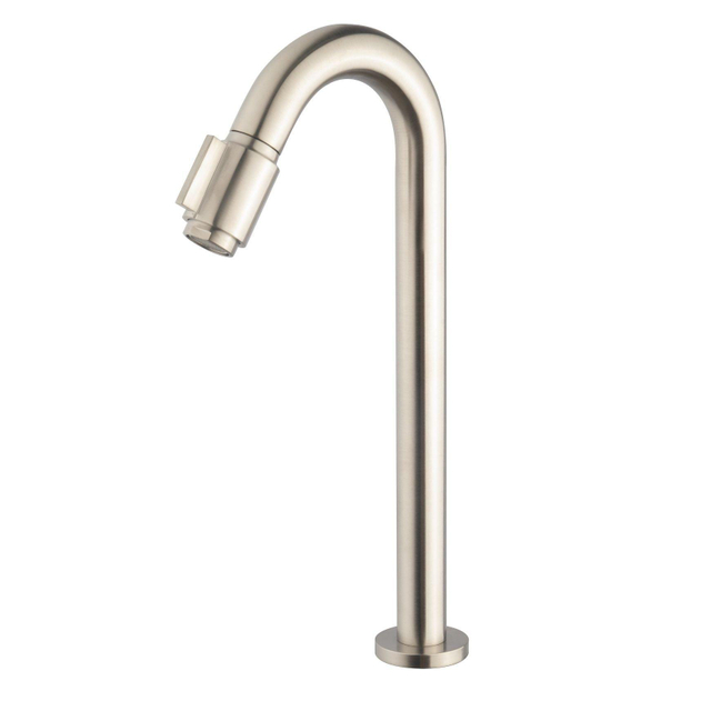 Wiesbaden Wiesbaden Victoria luxe fonteinkraan XL 1/2&apos;&apos; geborsteld staal 9TH0047RVS