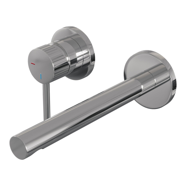 Brauer BRAUER Stripe Inbouw Wastafelmengkraan - rechte uitloop en rozetten - model A2 - chroom 5-CE-335