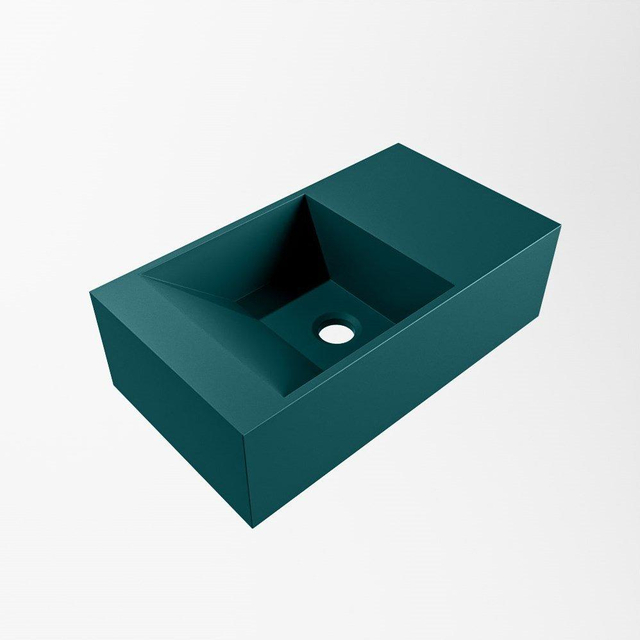 Mondiaz Mondiaz TYNE Fontein - 40cm - solid surface - zonder kraangat - wastafel rechts - Smag TYNE20002SMAG