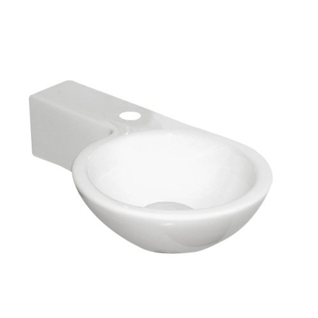 Best Design Best Design Class fontein 38x23x9,5cm met 1 kraangat links wit 3801740