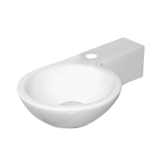 Best Design Best Design Class fontein 38x23x9,5cm met 1 kraangat rechts wit 3801730