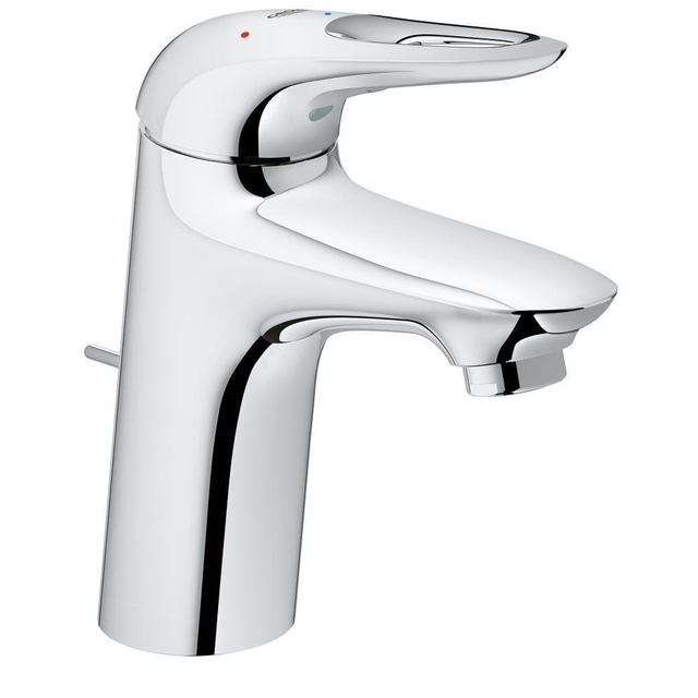 Grohe GROHE Eurostyle New waterbesparendes wastafelkraan S size met waste chroom 23374003