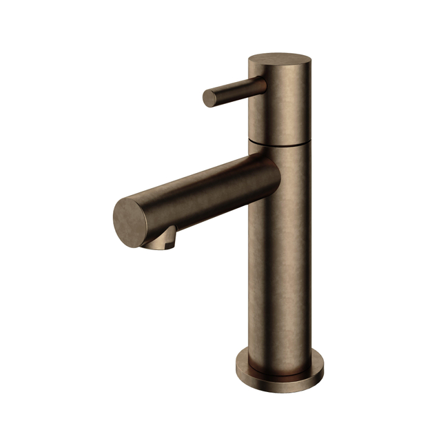 Hotbath Hotbath Cobber Fonteinkraan opbouw - L-uitloop 8.5cm - verouderd messing E001AB