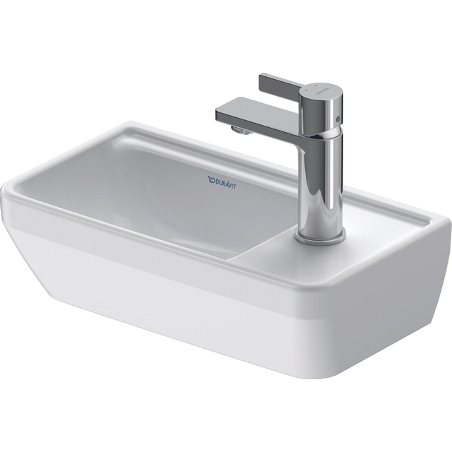 Duravit Duravit D-Neo Fonteinbak 40x22x14cm 1 kraangat rechthoek Keramiek Wit 0739400041