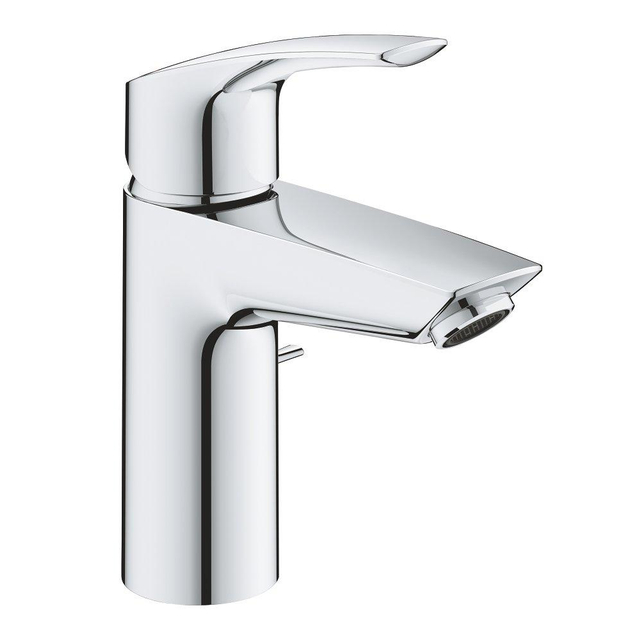 Grohe GROHE Eurosmart waterbesparende wastafelkraan s-size met trekwaste chroom 32926003
