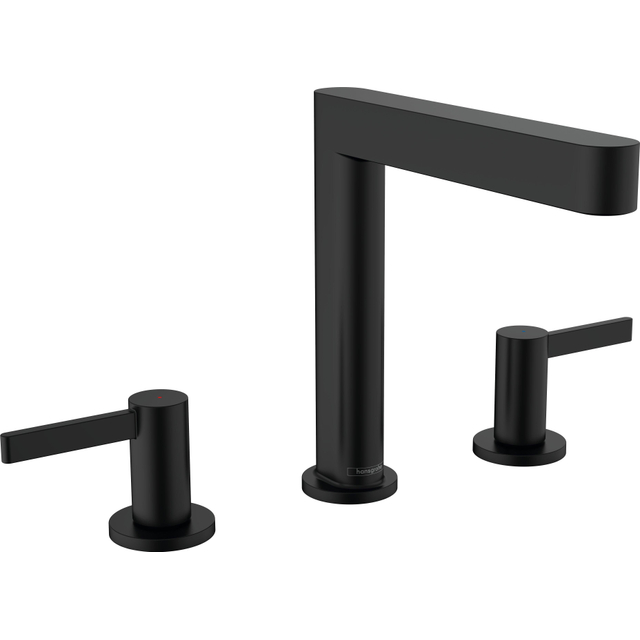 Hansgrohe Hansgrohe Finoris wastafelkraan 160 pop-up plug mat zwart 76034670