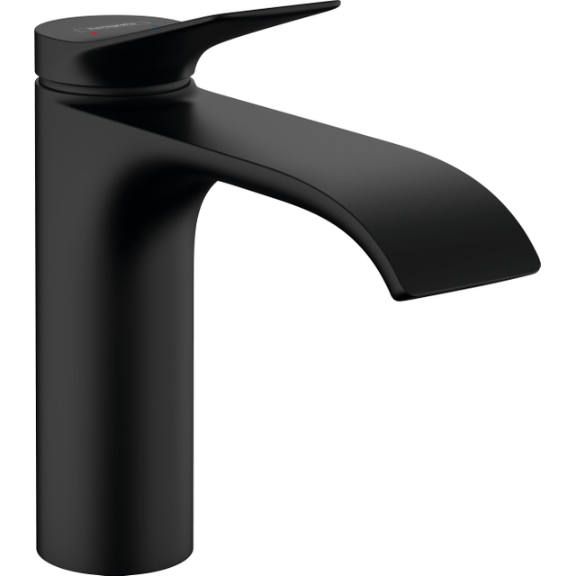Hansgrohe Hansgrohe Vivenis ééngreeps wastafelmengkraan 110 met pop-up trekwaste zwart mat 75020670