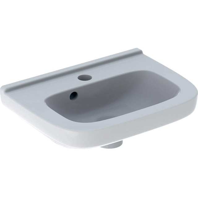 Geberit Geberit 300 basic fontein - 40x25x15cm - 1 kraangat - met overloop - wit s8400200000g