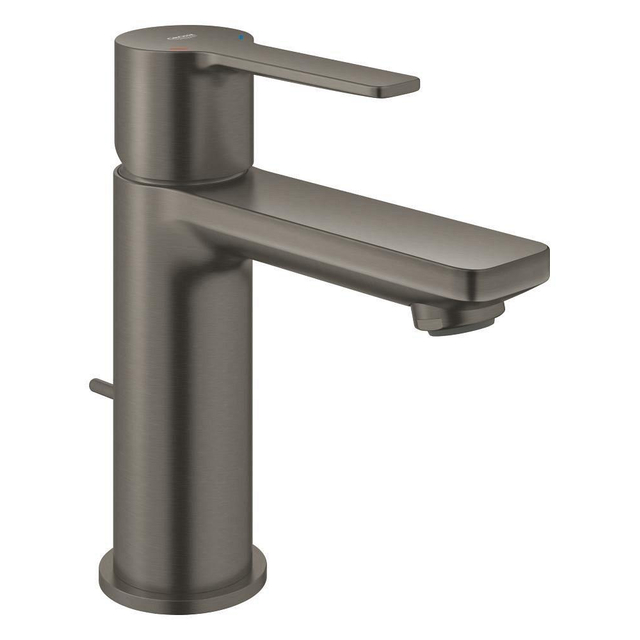 Grohe GROHE Lineare waterbesparende wastafelkraan xs-size met waste brushed hard graphite 32109AL1