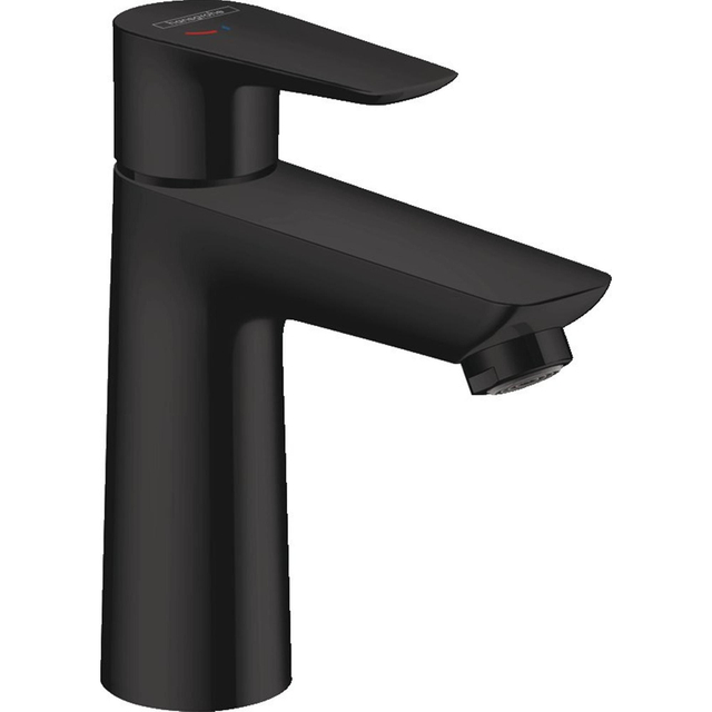 Hansgrohe Hansgrohe Talis E wastafelkraan 110 CoolStart met waste mat zwart 71713670