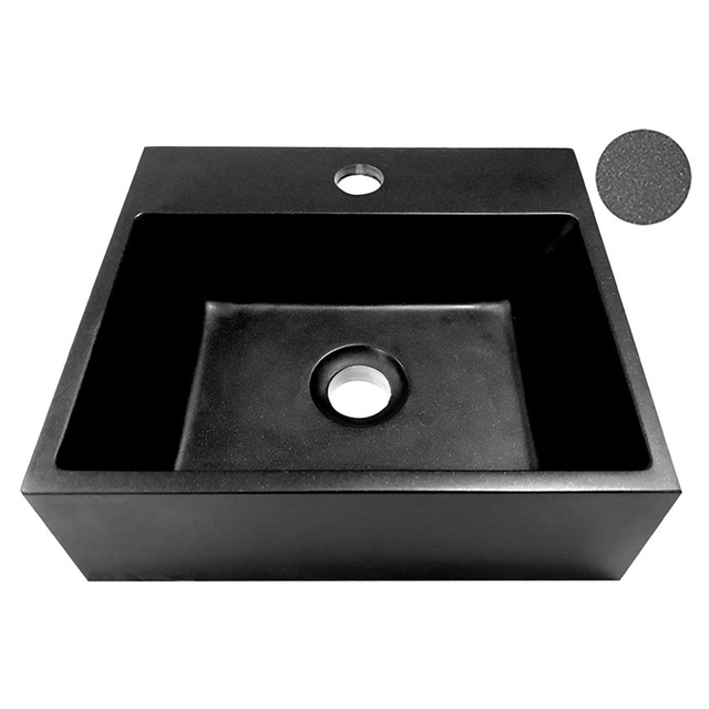 Wiesbaden Wiesbaden Leto fontein 33,5 x 29 x 11, 5 cm quartz 39.3400 - Zwart