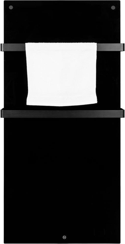 EUROM Sani 800 Comfort Infraroodpaneel badkamer 115x55cm Wifi 800watt Glas Zwart 350395