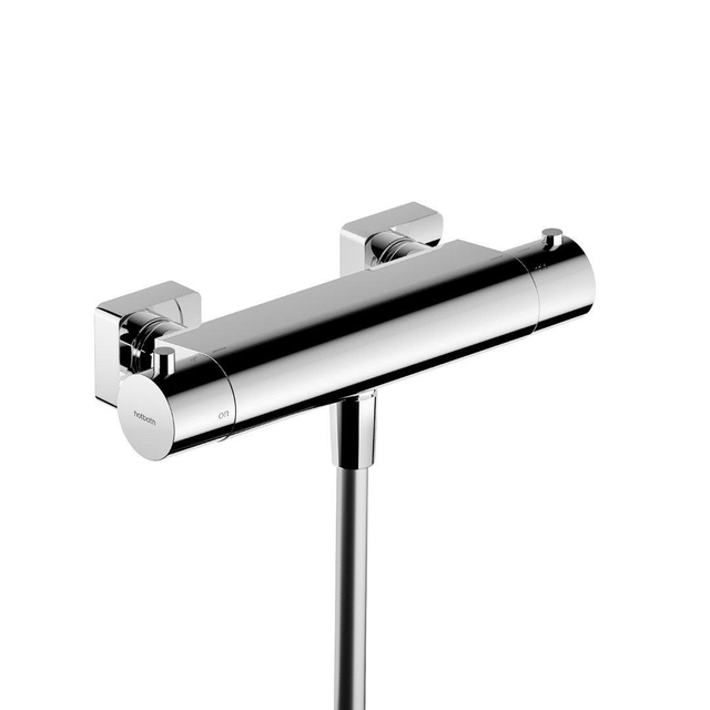 Hotbath Hotbath Gal Thermostatische Douchemengkraan met 1/2" onderaansluiting chroom GL008CR