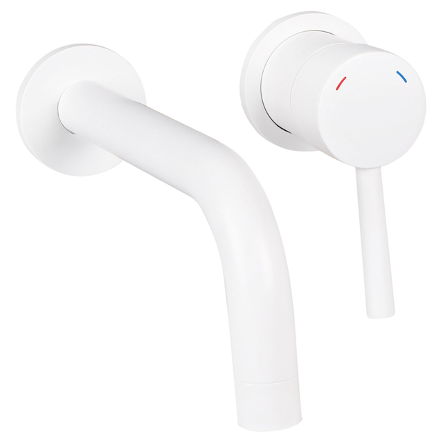 Differnz Differnz Kraan Inbouw koud/warm rechts mat wit 30.416.16