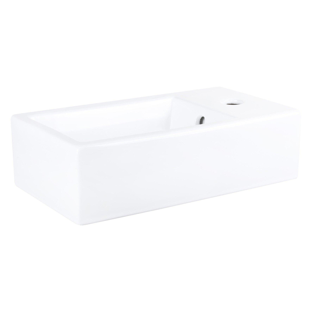 Differnz Differnz Force Fontein 40x22x11.5cm 1 kraangat Rechthoek Keramiek Wit 38.005.31