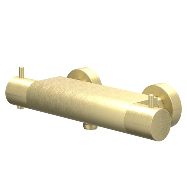IVY Bond Thermostatische Douchekraan - opbouw - cooltouch - Geborsteld mat goud PVD 6201004