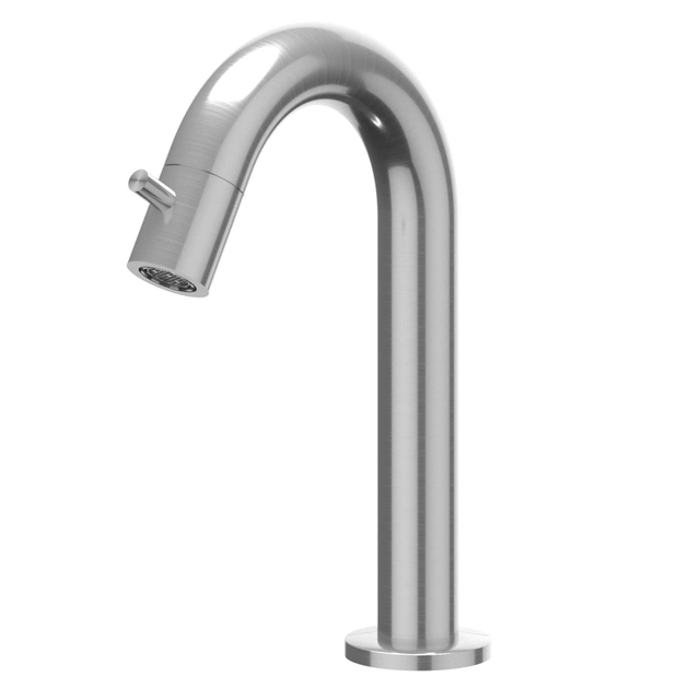 IVY Concord Fonteinkraan - gebogen - opbouw - laag - RVS316 - geborsteld 6401061