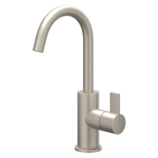 IVY Pact Wastafelmengkraan - opbouw - draaibare uitloop - coldstart - Geborsteld nickel PVD 6101203