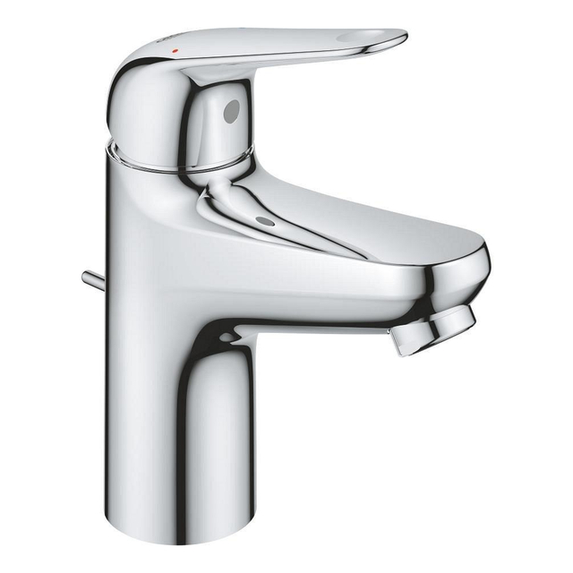 Grohe GROHE Euroeco Wastafelmengkraan - s-size - met trekwaste - chroom 23262001