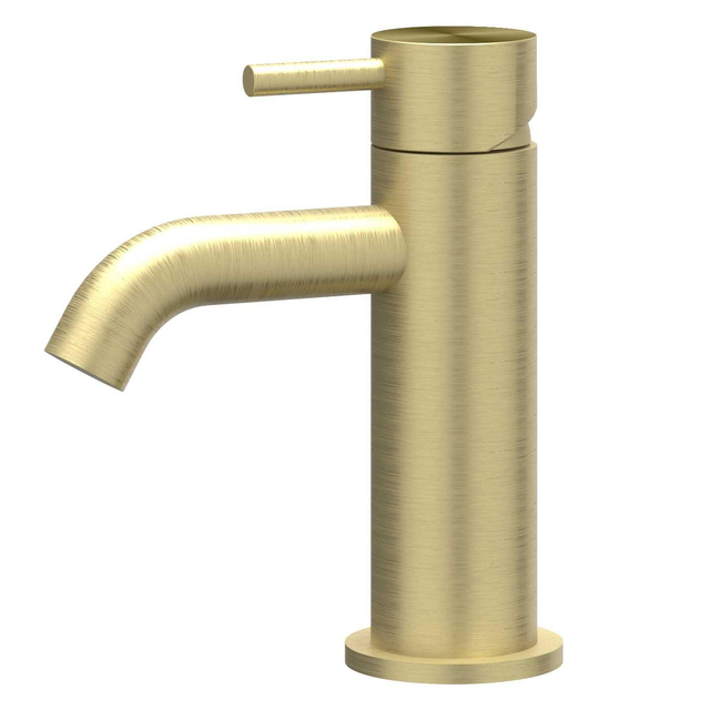 IVY Concord Wastafelmengkraan - opbouw - laag - coldstart - RVS316 - geborsteld mat goud PVD 6100382