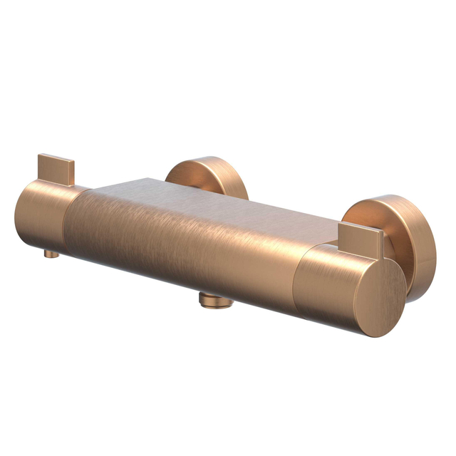 IVY Pact Thermostatische Douchekraan - opbouw - Cooltouch - Geborsteld mat koper PVD 6202005