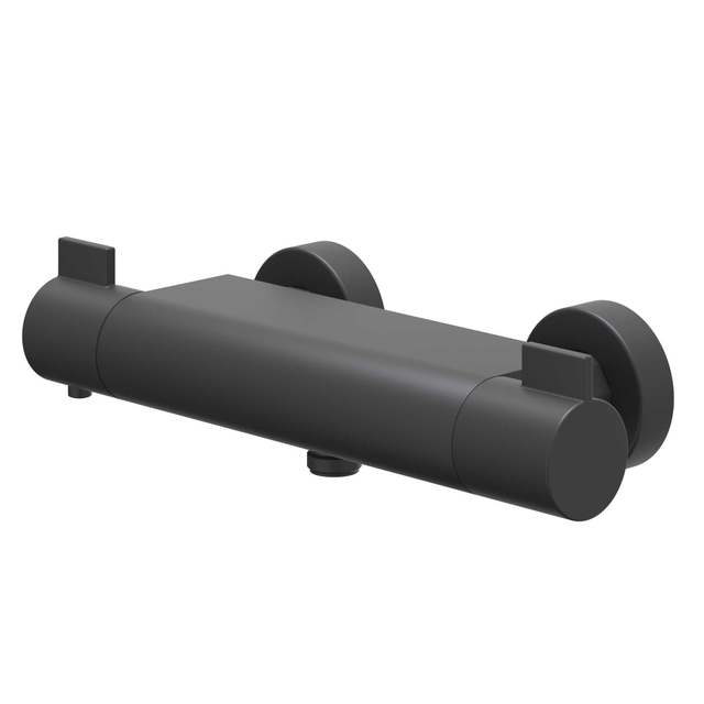 IVY Pact Thermostatische Douchekraan - opbouw - Cooltouch - Mat zwart PED 6202002