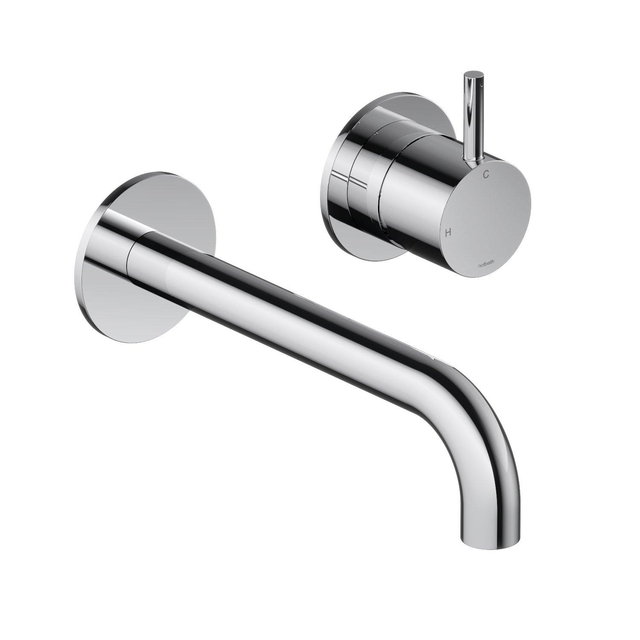 Hotbath Hotbath Cobber Wastafelkraan inbouw - 18 cm uitloop - chroom CB105EXT18CR HBCB105