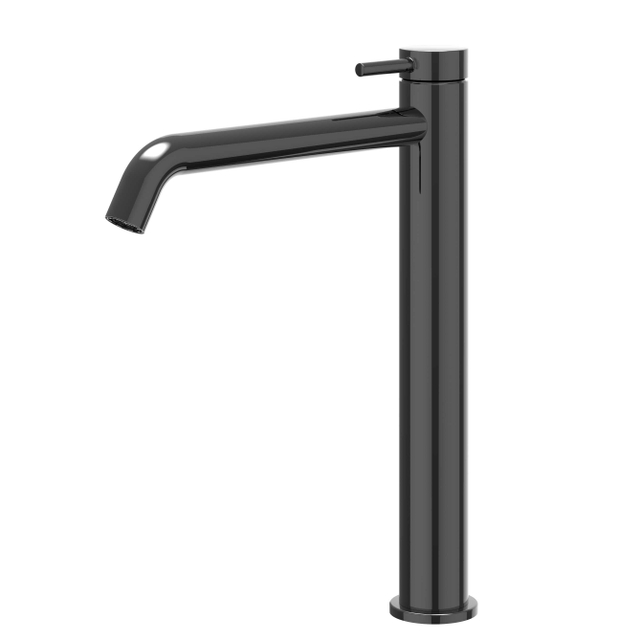 IVY Bond Wastafelmengkraan - opbouw - verhoogd - coldstart - Zwart chroom PVD 6100207