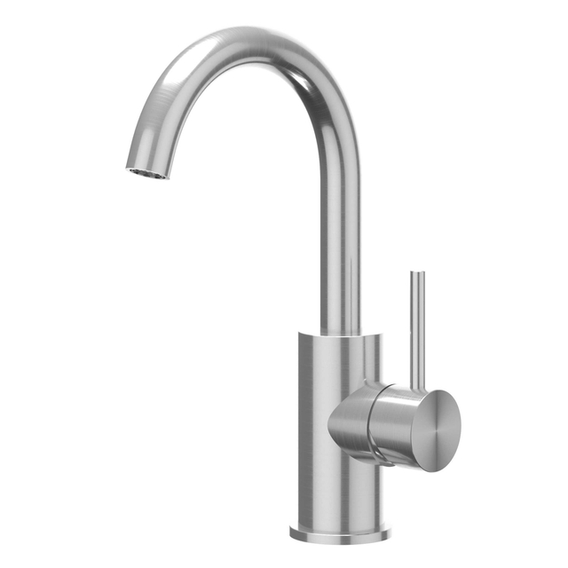 IVY Concord Wastafelmengkraan - opbouw - draaibare uitloop - coldstart - RVS316 - geborsteld 6100261