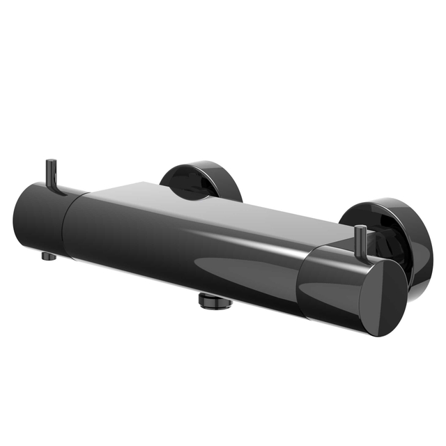 IVY Bond Thermostatische Douchekraan - opbouw - cooltouch - Zwart chroom PVD 6201007