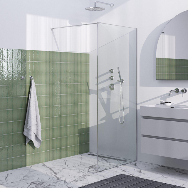 Brauer BRAUER Season Inloopdouche helder glas met frame 90x200cm - chroom GS-SEID1H90200CE