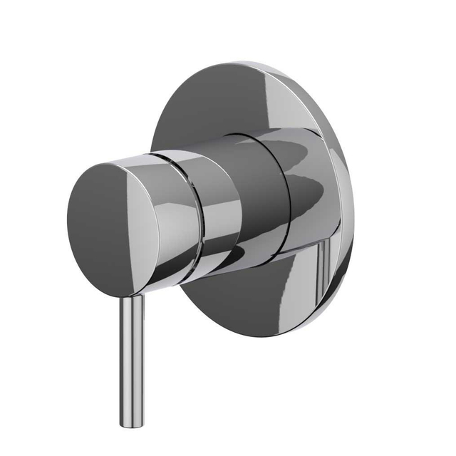 IVY Bond Afbouwdeel - voor inbouw douchemengkraan - eenhendel - ronde rozet - Chroom 6201051
